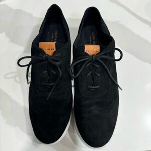 Cole Haan Misha Grand Oxford II Black Suede